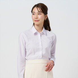 【レディースDAY】【20%OFF】【SALE】レギュラー 長袖 形態安定 レディースニットシャツ