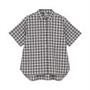 【24%OFF】【SALE】【公式】東京シャツ 【Pitta Re:)】 カジュアルシャツ Wガーゼ ワイド 半袖 ブラック レディース