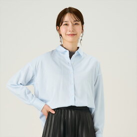 【62%OFF】【SALE】【まとめ買いクーポン対象】【公式】東京シャツ BIGシルエットカジュアルシャツ レギュラー サステナブル素材 長袖 レディース