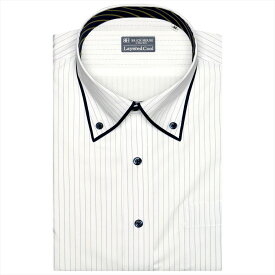 【8%OFF】【SALE】【Layered Cool】 ボタンダウン 半袖 形態安定 ワイシャツ