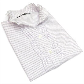 【20%OFF】【SALE】【デザイン】 COFREX ひねりピンタック 七分袖 レディースシャツ