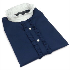 【20%OFF】【SALE】【デザイン】 スタンドミニフリル 七分袖 形態安定 レディースシャツ