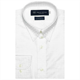 【超形態安定】 プレミアム タブカラー 長袖 形態安定 ワイシャツ 綿100%