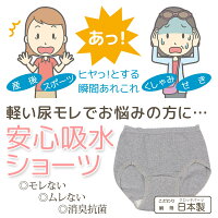 【メール便で送料無料】安心吸水ショーツ女性用軽失禁産後尿漏れパンツ尿もれ吸水パッドシニア介護婦人下着レディースインナー/oth-la-in-1501/【メール便対応】【5】