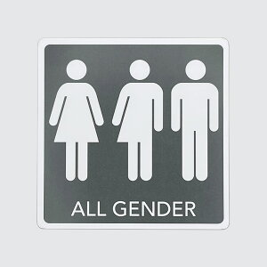 gC}[NV[XebJ[ I[WF_[1y10cm×10cmz  ֏ restroom allgender