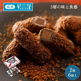 【公式】 東京 銀座 資生堂パーラー ラ・ガナシュ 6個入 個包装 2種6個 チョコレート ショコラ バレンタイン お配り チョコ 人気 お菓子 スイーツ プチサイズ プティギフト プチギフト プレゼント まとめ買い ばらまき