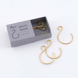 shesay BRASS�X�v���b�hS�t�b�N6pcs H5.5cm BRASS �u���X �^�J �~�j S���t�b�N 6�Z�b�g S�J�� �Y�� dp