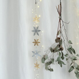 公式 shesay 吊りさげて楽しむ ブリキガーランド スノーフレーク 長さ37.5cm ブリキ 飾り ガーランド オーナメント クリスマス 雪の結晶 北欧 ギフト プレゼント ディスプレイ ハロウィン 子供部屋 壁 吊るし シンプル
