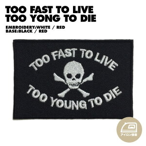 TOO FAST TO LIVE TOO YOUNG TO DIE hJihイjby@pN@bN