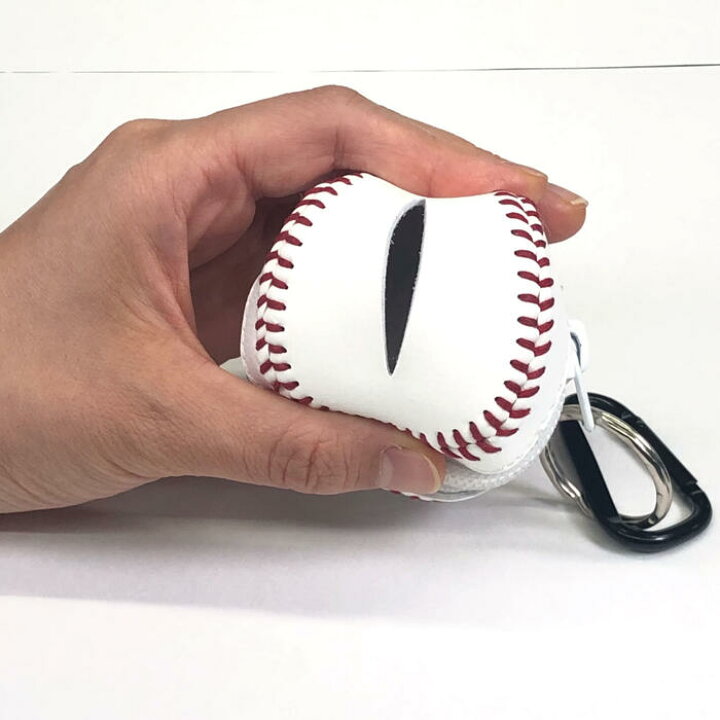 楽天市場】野球ボール型ミニポーチ エチケット袋ケース 携帯ゴミ袋 