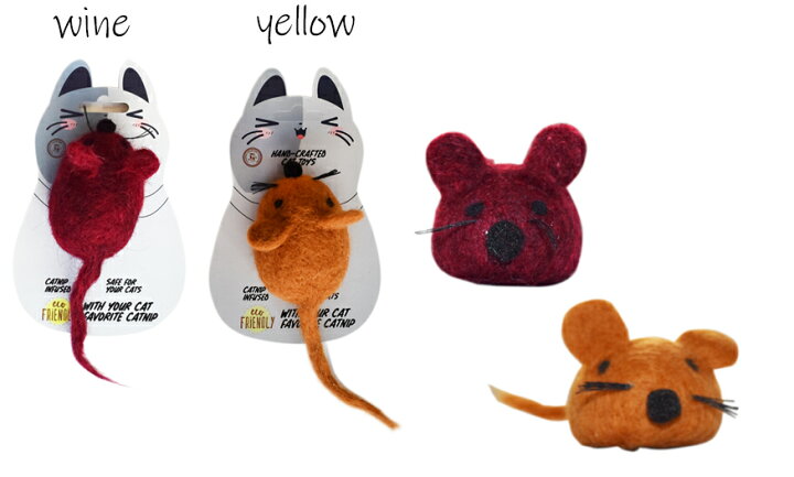 楽天市場 おもちゃ 猫 ねずみ オモチャ キャットニップ入り ハンドメイド フェルト 誕生日 プレゼント 運動不足 対策 ストレス解消 認知症 防止 羽 おもちゃ イヌハッカ 猫のおもちゃ 3980円以上送料無料 犬猫グッズの下町ペット用品店