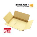ダンボール 100サイズ 横長ダンボール 1枚だけ購入 長さ497mm×幅350mm×高さ64mm ECケース 薄型 ネット用 アパレル用 薄いダンボール 段ボール箱