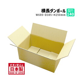 ダンボール 140サイズ 大きいダンボール 1枚だけ購入 長さ600mm×幅385mm×高さ250mm O-小ケース 引っ越し用 アパレル用 しっかりしている 丈夫 保存箱 段ボール箱 送料無料