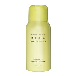 �i�v�� MIEUFA �~�[�t�@ �t���O�����X UV�X�v���[ �V�g���X�O���[�� 80g 4540688143942 -u ���O�� UV�P�A SPF50+ PA++++