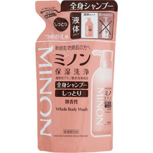 第一三共ヘルスケア ミノン 全身シャンプーしっとりタイプ つめかえ用 380ml 4987107615930