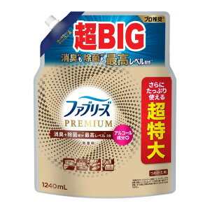 P&G �t�@�u���[�Y W���� + ���L �v���~�A�� ������ �߂����p 4�� 1240ml 4987176301680 -su �|���p�i �ߗށE�z���i���L��