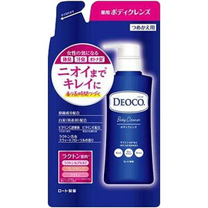 メール便 デオコ 薬用ボディクレンズ つめかえ用 250ml 4987241157686 殺菌成分 清浄 殺菌 体臭 汗臭