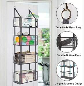 【2025年新品・在庫限定】吊り下げ収納 省スペース 収納ケース 壁掛け収納ポケット ぬいぐるみ収納 ラック おもちゃ収納 クローゼット ドア掛け 大容量 整理整頓 賃貸OK おしゃれ インテリア
