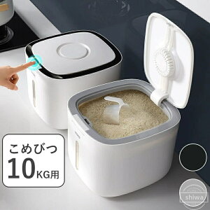【送料無料】プラスチック ボックス 保存容器 キッチン収納 キッチン用品 おしゃれ 窓付き 無洗米対応 小お米収納 お米収納