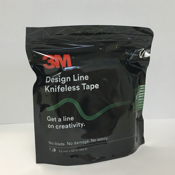 ナイフレステープ 3M から新登場 プロ愛用 愛車を傷つけずにフィルムをカット デザインライン Knifeless Tape マート Line 幅3.5mm フィルム施工道具 長さ50m DL 格安激安 Design テープ型カッター