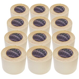 菊水テープ キクラインテープ317 白(100mm幅×5m巻) 1ケース(12巻) 駐車場 ラインテープ 合成ゴム プライマー 貼付 車両通行 反射ビーズ 道路 プロ仕様 舗装 屋外 屋内 路面 安全 標示 表示