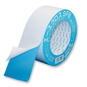 光洋化学 エースクロスSFB 50mm×25m 1ケース(30巻入り)カーペット・イベントマット仮固定・強弱両面・養生テープ