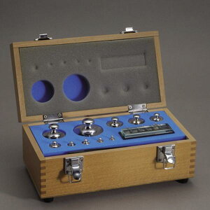 新光電子 ViBRA 円筒分銅用 木製組分銅ケース(組分銅木製ケース L:WC-L)参考収納数:2kg〜1mg(20〜27個)