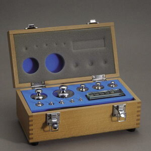 新光電子 ViBRA 円筒分銅用 木製組分銅ケース(組分銅木製ケース M:WC-M)参考収納数:1kg〜1mg(19〜25個)