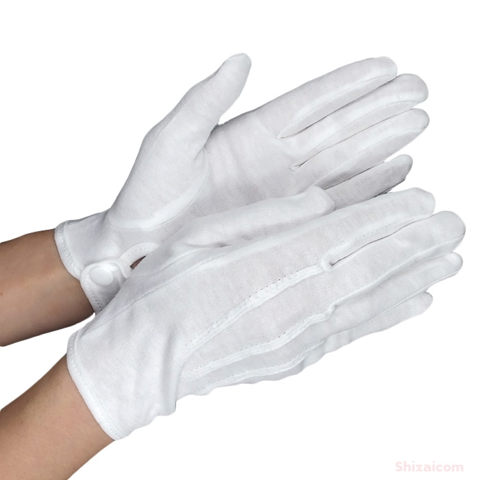【楽天市場】KAWANISHI No.2745 綿セーム手袋 【10双入】　綿100％で吸汗性に優れた白手袋です。　作業手袋　礼装手袋　白手袋　 接客手袋　ドライブ手袋 rev: シザイコム　楽天市場店