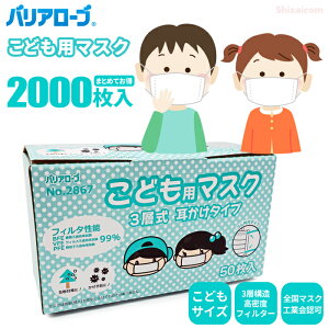 �o���A���[�u 2867 ���ǂ��p�}�X�N 3�w�� �������^�C�v �y2,000�����i50����×40���Z�b�g�j�z ��؂Ȃ��q�l���E�C���X�E�ԕ�������A�₳���������S�n�̍����\�}�X�N�B�S���}�X�N�H�Ɖ�F��