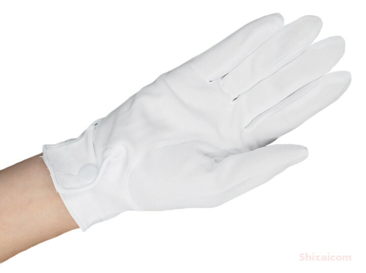 流行 新品送料込 ホック付 礼装用白ナイロン手袋 Ｌサイズ 3双セット