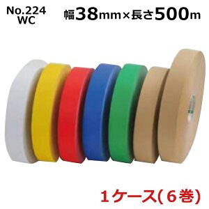 IJg v J[  No.224WC iԁEEE΁j 38mm×500m×0.14mm@1i6)yP[Xz(HA)J[gV[[p@l聄