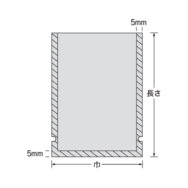 楽天市場】福助工業 ナイロンポリ Fタイプ No.17 (150mm×250mm) (2400 
