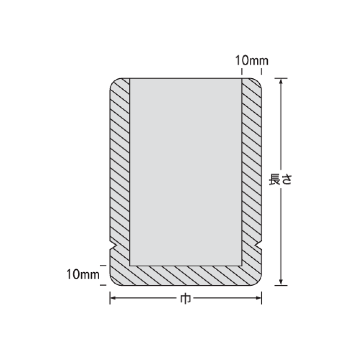 ［200028］福助工業　ナイロンポリ　NO.10　Dタイプ　100枚入り×6袋 楽天市場】福助工業 ナイロンポリ Sタイプ No.10 (170mm×280mm