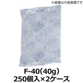 【4/1はエントリー＆複数購入で最大P38.5倍】 保冷剤 ( 畜冷剤 ) キャッチクール 不織布(F-40) 70×100mm 40g　2ケース(250個入×2ケース)(TC)＜法人宛限定＞