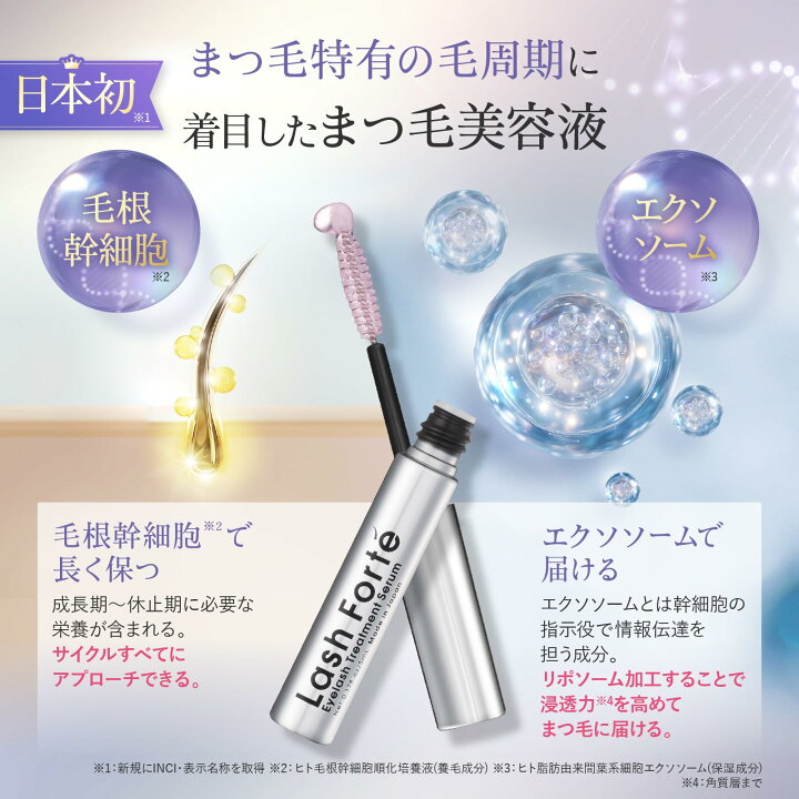 楽天市場】【公式】 ラッシュフォルテ Lash Forté まつ毛美容液 日本初 