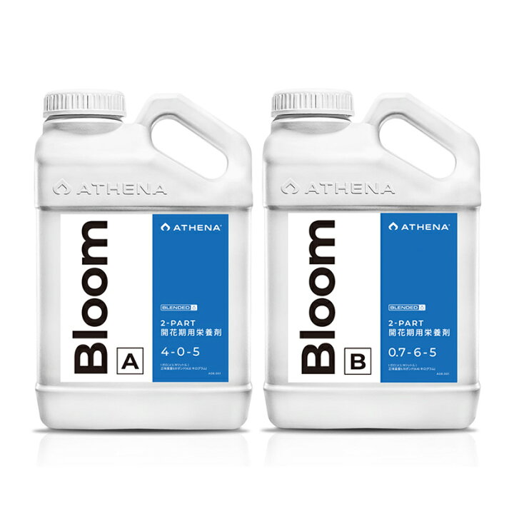 楽天市場】ATHENA Bloom A/B 3.78L（アテナブルーム）開花期用肥料 