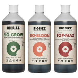 BIO BIZZ �L�@�엿 �o�C�I�r�Y�V���[�Y 1L �L�@�엿�̂�����3�{�Z�b�g Organic Nutrients