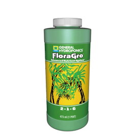 水耕栽培の液体肥料 GH フローラグロウ GH Flora Gro 946ml Hydroponic Nutrients 液体肥料