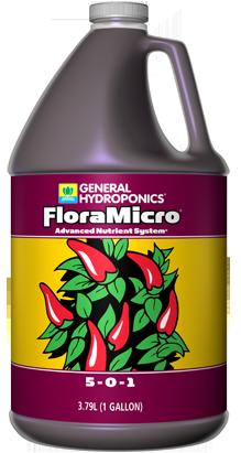 水耕栽培の液体肥料 GH フローラマイクロ Flora 35％OFF 贈与 Micro Hydroponic 3.78L Nutrients GHフローラグロウとフローラブルームを混ぜ合わせ使います
