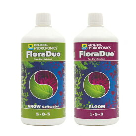液体肥料 GHE FloraDuo Series 1L お得な2本セット Hydroponic Nutrients　GHEフローラデュオ
