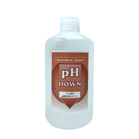 水耕栽培の液体肥料(培養液)を調整する PH調整剤 DOWN 1L 液体肥料 開花期用