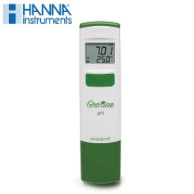 pH測定器 HANNA ハンナ Gro Line(グロライン pH/ ℃テスター) 生産者(Grower)専用 水耕栽培で活躍