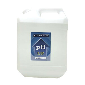 水耕栽培の液体肥料(培養液)を調整する pH調整剤 UP 4L