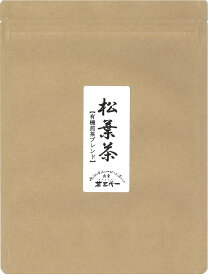 松葉茶 緑茶 国産 徳島県産 赤松 高品質 ティーバッグ松葉茶（無農薬煎茶ブレンド）5gx16袋 無添加 クロロフィル ケルセチンテルペン精油 ビタミン ミネラル 緑茶 EGCG エピガロカテキンガレート出雲100余年の老舗 茶三代一自然堂本舗オリジナル