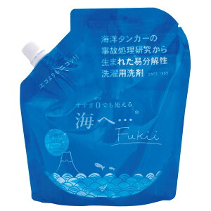 【数量限定】洗濯用洗剤 海へ…Fukki 詰替用(380g)【がんこ本舗】