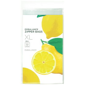 EMBALANCE ZIPPER BAGS（エンバランス ジッパーバッグ） XL（4枚入）【ウィルマックス】