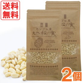 モンゴル産 天然松の実（100g）【2個セット】【日本三晶製薬】【メール便送料無料の場合代引・同梱不可】〇
