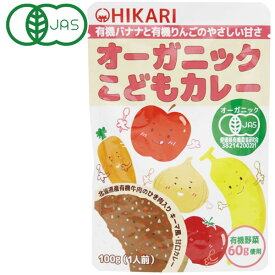 光食品 オーガニック こどもカレー（100g）レトルト【ヒカリ】