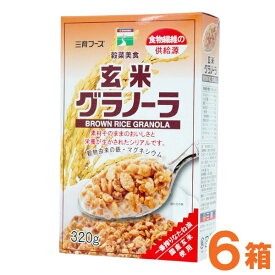 【お得なまとめ買い】玄米グラノーラ（320g）【6箱セット】【三育フーズ】【送料無料】